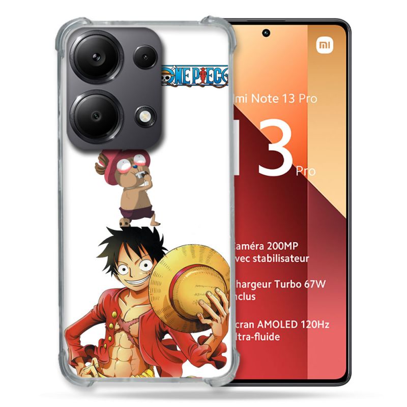 Coque Renforcé Pour Xiaomi Redmi Note 13 Pro 4G Manga One Piece Chopper