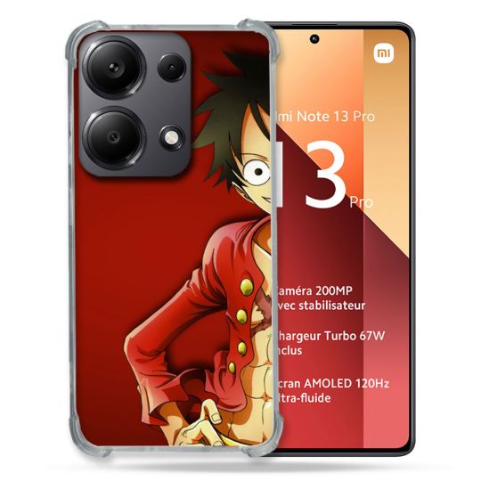 Coque Renforcé Pour Xiaomi Redmi Note 13 Pro 4G Manga One Piece Luffy