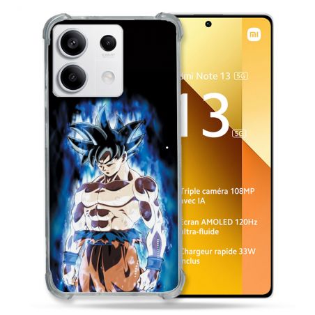 Coque Renforcée Pour Xiaomi Redmi Note 13 5G Manga Dragon Ball Sangoku Noir