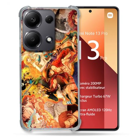 Coque Renforcé Pour Xiaomi Redmi Note 13 Pro 4G Manga One Piece Nakama