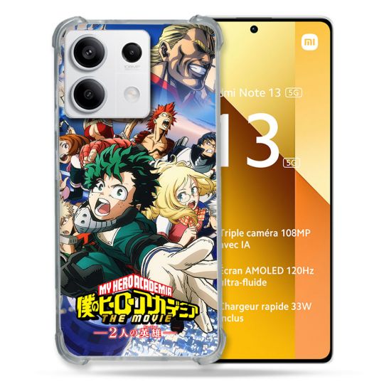 Coque Renforcée Pour Xiaomi Redmi Note 13 5G Manga My Hero Academia Affiche