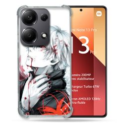 Coque Renforcé Pour Xiaomi Redmi Note 13 Pro 4G Manga Tokyo Ghoul Kaneki Blanc