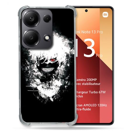 Coque Renforcé Pour Xiaomi Redmi Note 13 Pro 4G Manga Tokyo Ghoul Kaneki Tag