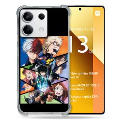Coque Renforcée Pour Xiaomi Redmi Note 13 5G Manga My Hero Academia Noir