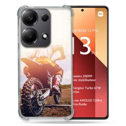 Coque Renforcé Pour Xiaomi Redmi Note 13 Pro 4G Moto Cross Soleil
