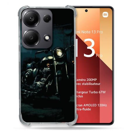 Coque Renforcé Pour Xiaomi Redmi Note 13 Pro 4G Moto Harley Vintage