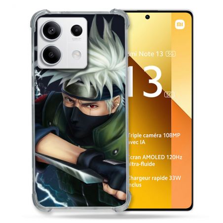 Coque Renforcée Pour Xiaomi Redmi Note 13 5G Manga Naruto Kakashi