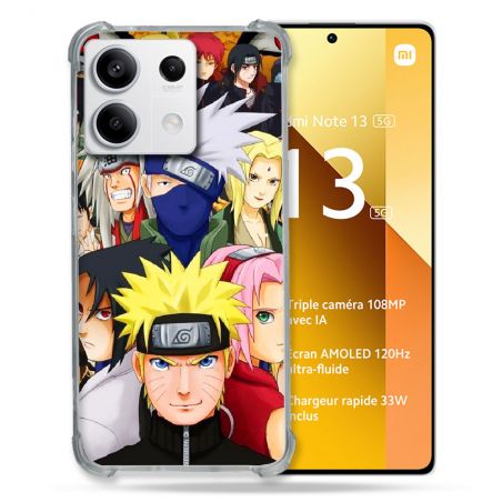 Coque Renforcée Pour Xiaomi Redmi Note 13 5G Manga Naruto Team