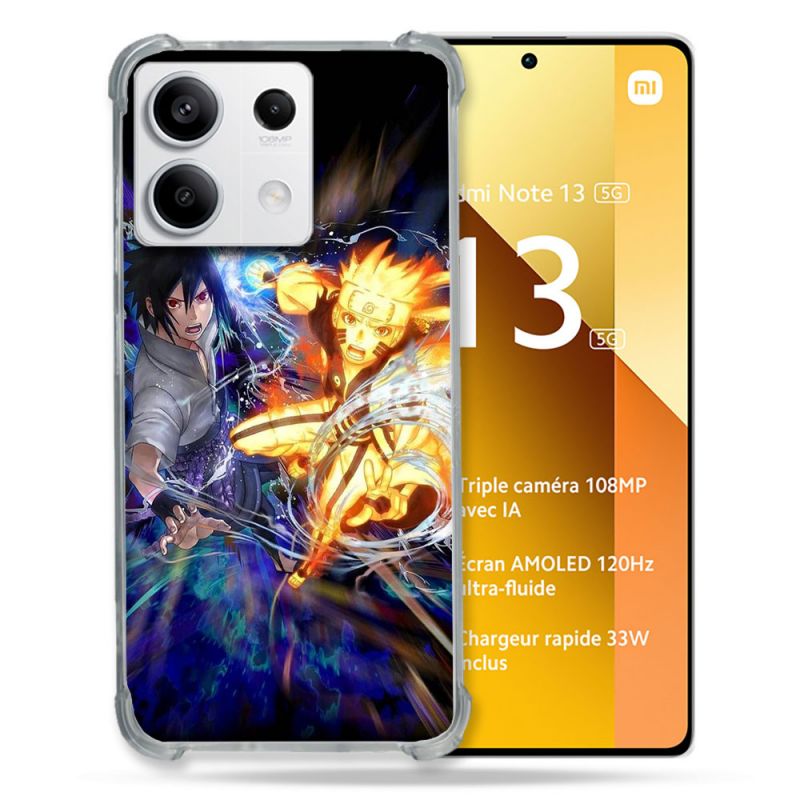 Coque Renforcée Pour Xiaomi Redmi Note 13 5G Manga Naruto VS