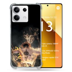 Coque Renforcée Pour Xiaomi Redmi Note 13 5G Manga One Piece Ace Noir