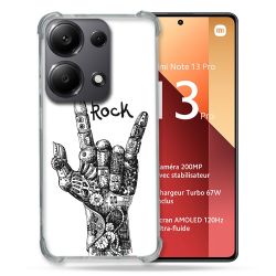 Coque Renforcé Pour Xiaomi Redmi Note 13 Pro 4G Musique Rock Main