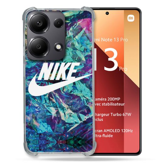 Coque Renforcé Pour Xiaomi Redmi Note 13 Pro 4G Nike Turquoise