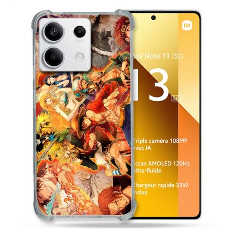 Coque Renforcée Pour Xiaomi Redmi Note 13 5G Manga One Piece Nakama