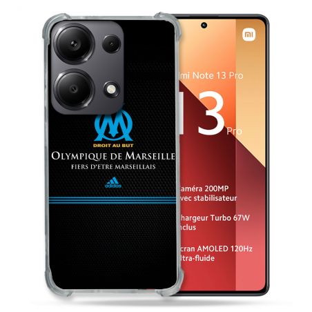 Coque Renforcé Pour Xiaomi Redmi Note 13 Pro 4G Olympique Marseille OM Fier etre Marseillais