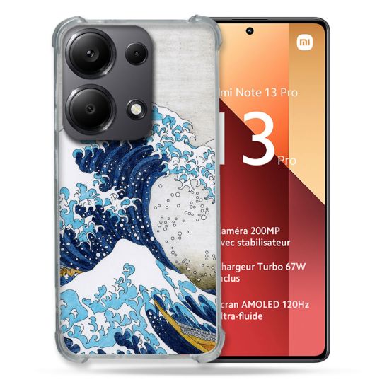 Coque Renforcé Pour Xiaomi Redmi Note 13 Pro 4G Peinture La Grande Vague