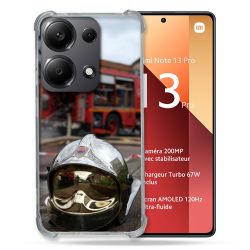 Coque Renforcé Pour Xiaomi Redmi Note 13 Pro 4G Pompier Casque Camion