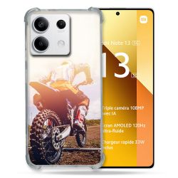 Coque Renforcée Pour Xiaomi Redmi Note 13 5G Moto Cross Soleil