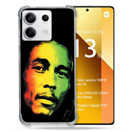 Coque Renforcée Pour Xiaomi Redmi Note 13 5G Musique Bob Marley 2