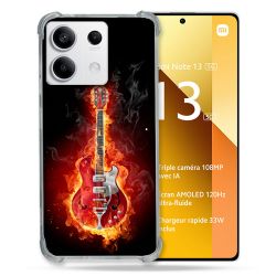 Coque Renforcée Pour Xiaomi Redmi Note 13 5G Musique Guitare Electrique