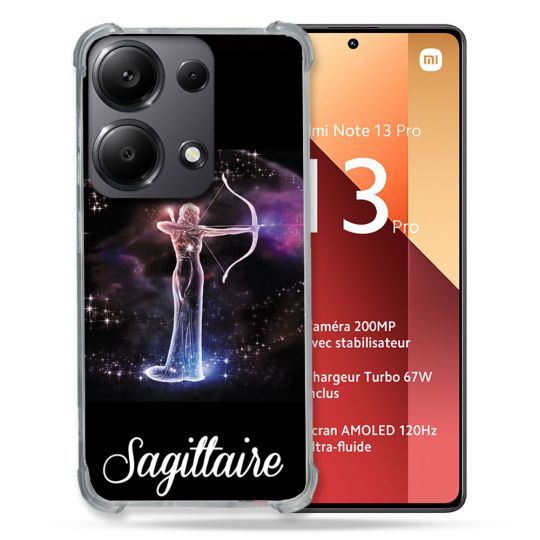 Coque Renforcé Pour Xiaomi Redmi Note 13 Pro 4G Signe Zodiaque 2 Sagittaire
