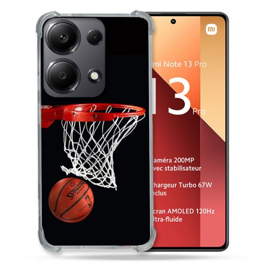 Coque Renforcé Pour Xiaomi Redmi Note 13 Pro 4G Sport Basket Panier