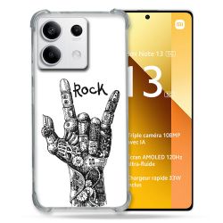 Coque Renforcée Pour Xiaomi Redmi Note 13 5G Musique Rock Main