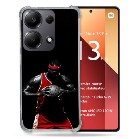 Coque Renforcé Pour Xiaomi Redmi Note 13 Pro 4G Sport Basketeur