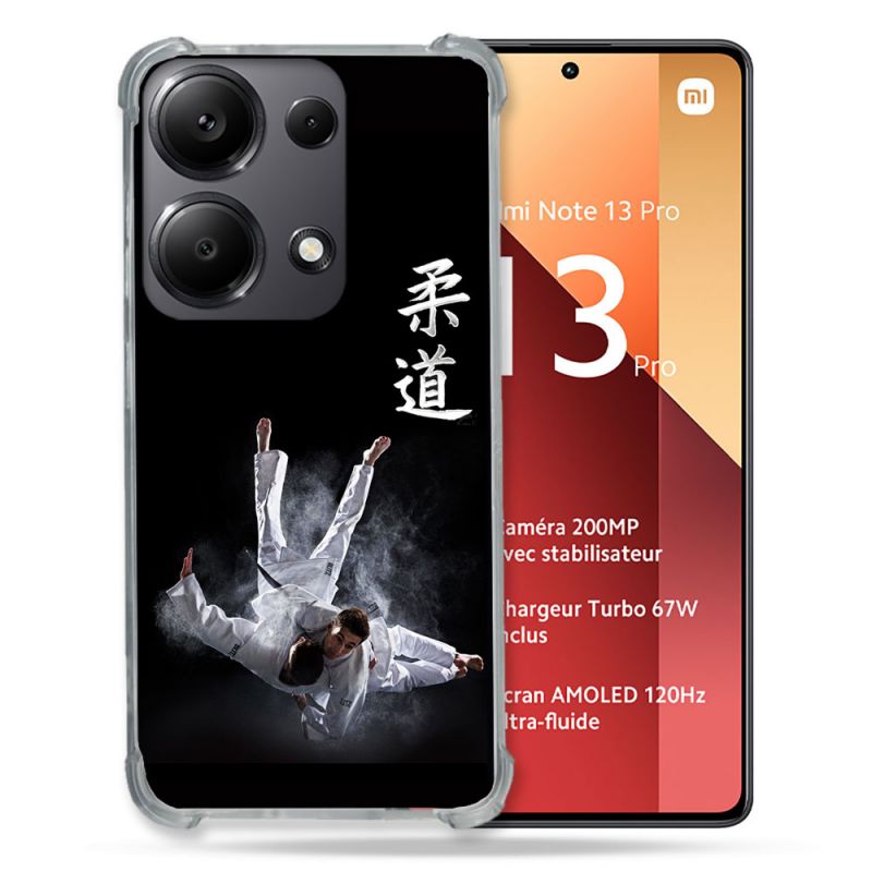 Coque Renforcé Pour Xiaomi Redmi Note 13 Pro 4G Sport Judo Noir