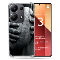 Coque Renforcé Pour Xiaomi Redmi Note 13 Pro 4G Sport Rugby Ballon Vintage