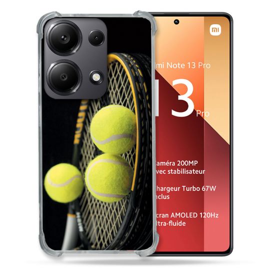 Coque Renforcé Pour Xiaomi Redmi Note 13 Pro 4G Sport Tennis Balls