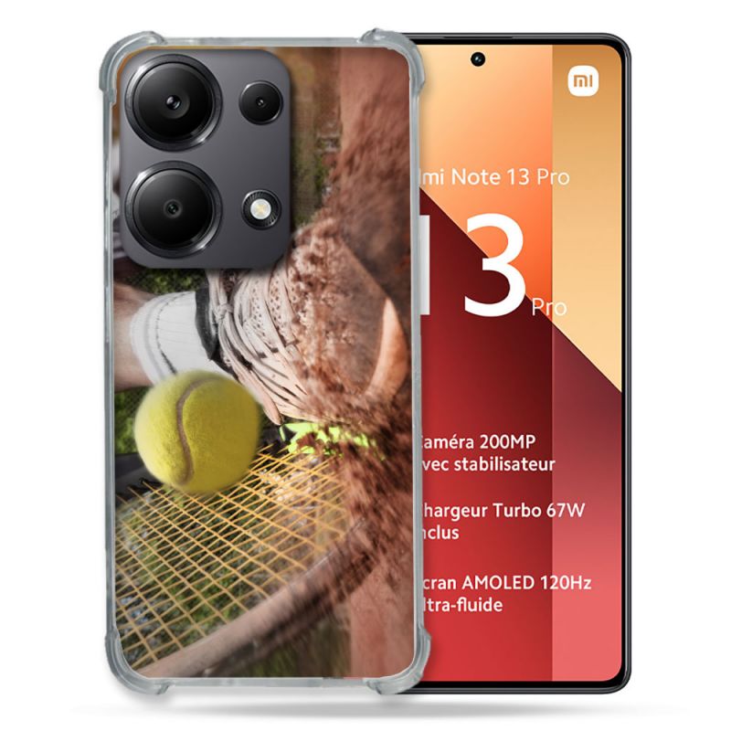 Coque Renforcé Pour Xiaomi Redmi Note 13 Pro 4G Sport Tennis Glissade