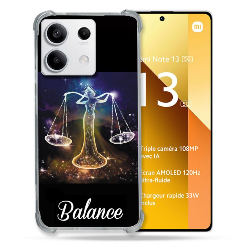 Coque Renforcée Pour Xiaomi Redmi Note 13 5G Signe Zodiaque 2 Balance