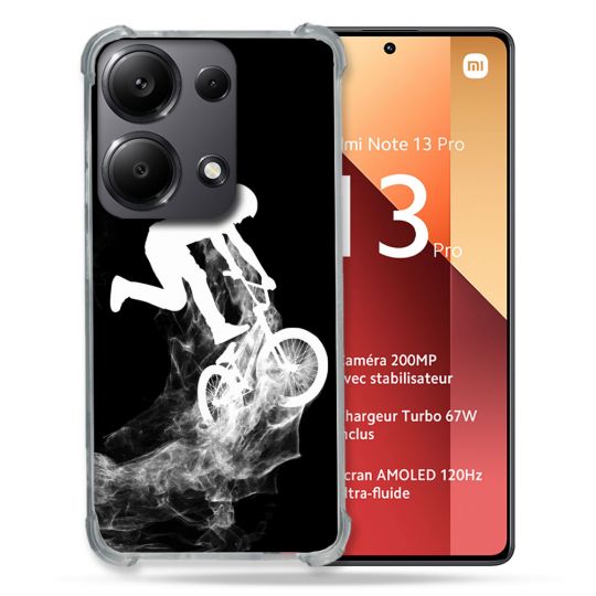 Coque Renforcé Pour Xiaomi Redmi Note 13 Pro 4G Sport VTT Noir