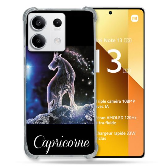 Coque Renforcée Pour Xiaomi Redmi Note 13 5G Signe Zodiaque 2 Capricorne