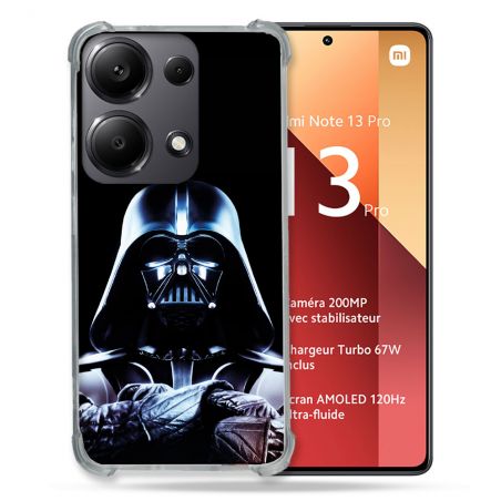 Coque Renforcé Pour Xiaomi Redmi Note 13 Pro 4G Star Wars - Dark Vador Noir