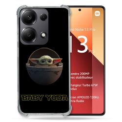 Coque Renforcé Pour Xiaomi Redmi Note 13 Pro 4G Star Wars - Yoda bebe noir