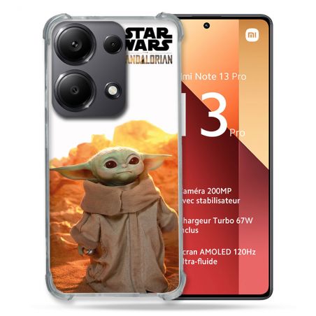 Coque Renforcé Pour Xiaomi Redmi Note 13 Pro 4G Star Wars - Yoda bebe soleil
