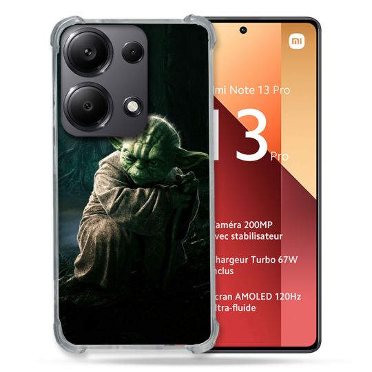 Coque Renforcé Pour Xiaomi Redmi Note 13 Pro 4G Star Wars - Yoda sombre