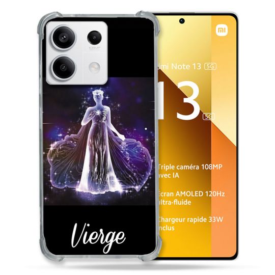 Coque Renforcée Pour Xiaomi Redmi Note 13 5G Signe Zodiaque 2 Vierge