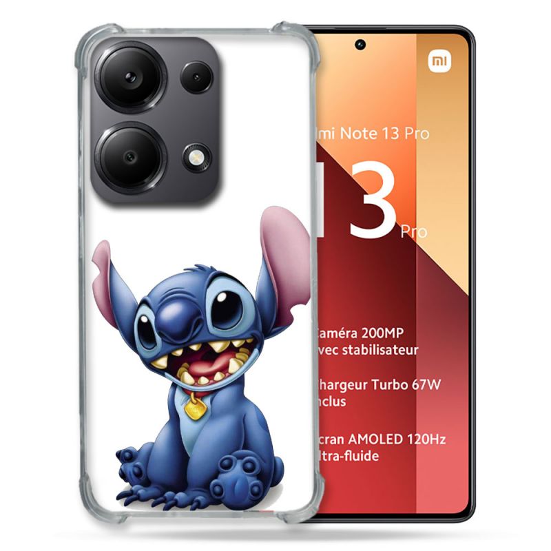 Coque Renforcé Pour Xiaomi Redmi Note 13 Pro 4G Stitch Blanc
