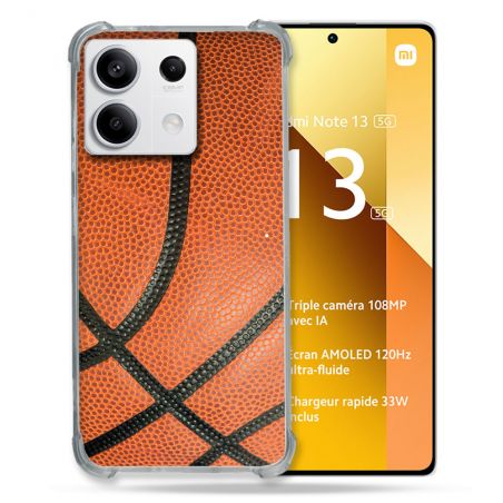 Coque Renforcée Pour Xiaomi Redmi Note 13 5G Sport Ballon Basket
