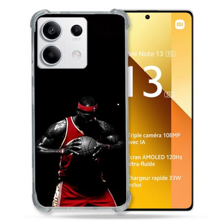 Coque Renforcée Pour Xiaomi Redmi Note 13 5G Sport Basketeur