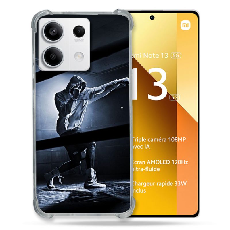 Coque Renforcée Pour Xiaomi Redmi Note 13 5G Sport Boxe Poing