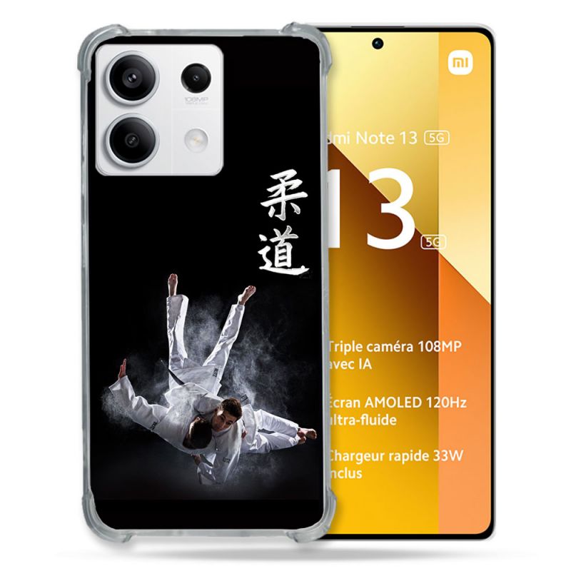 Coque Renforcée Pour Xiaomi Redmi Note 13 5G Sport Judo Noir