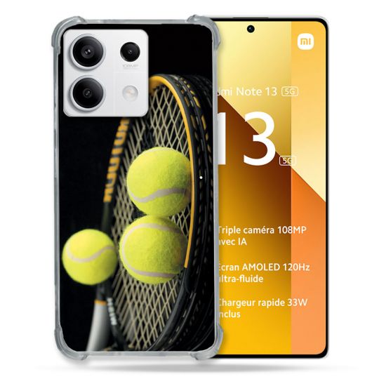 Coque Renforcée Pour Xiaomi Redmi Note 13 5G Sport Tennis Balls