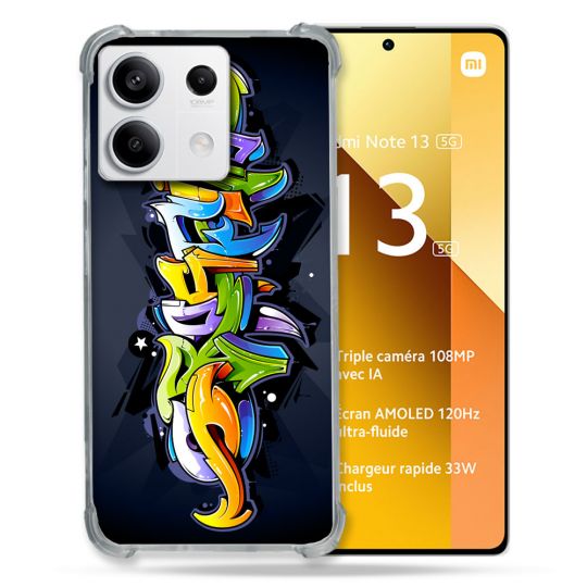 Coque Renforcée Pour Xiaomi Redmi Note 13 5G Street Art Graffiti