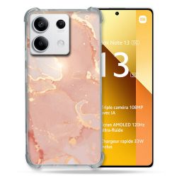 Coque Renforcée Pour Xiaomi Redmi Note 13 5G Texture Marbre Rose