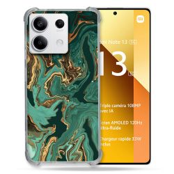Coque Renforcée Pour Xiaomi Redmi Note 13 5G Texture Marbre Vert