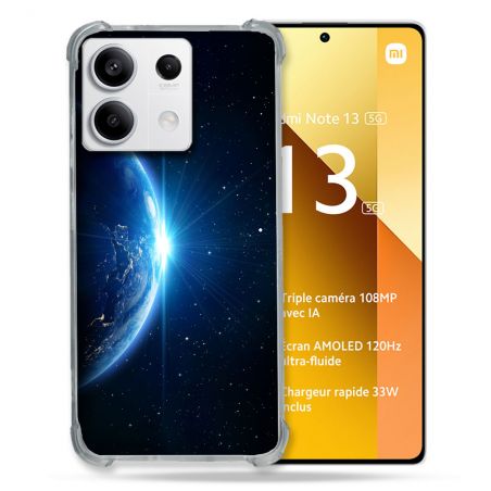 Coque Renforcée Pour Xiaomi Redmi Note 13 5G Univers Planete Terre