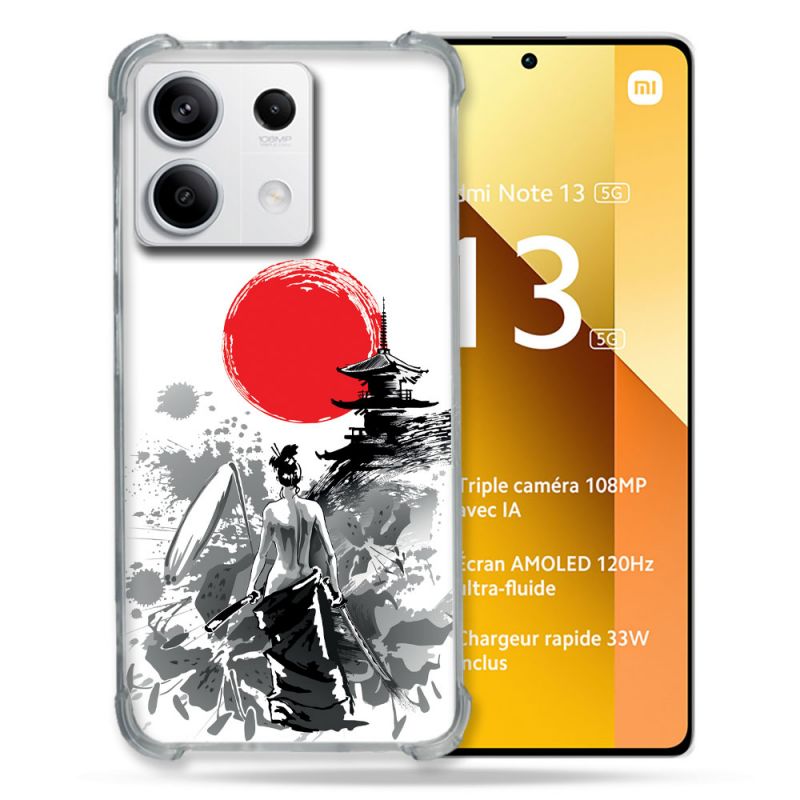 Coque Renforcée Pour Xiaomi Redmi Note 13 5G Voyage Japon Femme